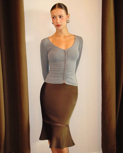 Hand Knotted Sculpt Long Sleeve