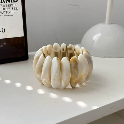 Gradient Milky Layered Bracelet