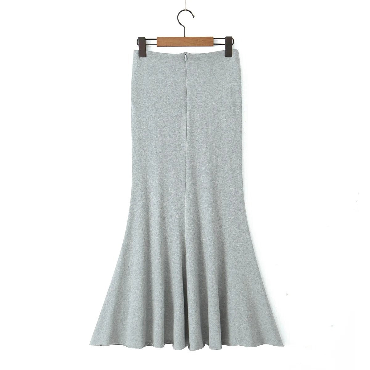 Jersey Fish Tail Low Waist Skirt