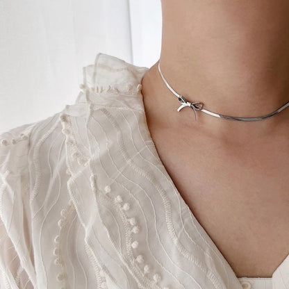 Minimalist Snake Chain Choker