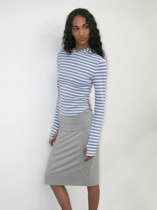 PARTIMENTO Stripy Long Sleeve Top