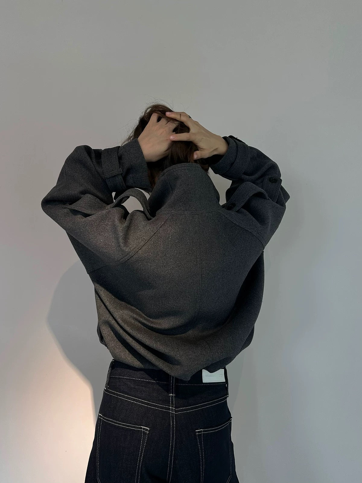 *Ready to ship ICVIBE Structured Button Up Wool Coat