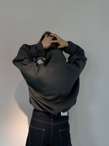 *Ready to ship ICVIBE Structured Button Up Wool Coat