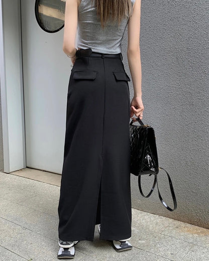 Tailored Maxi Skirt