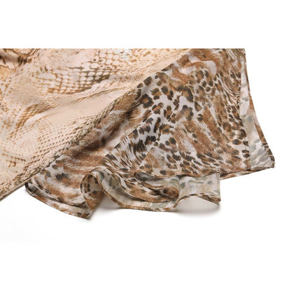 JYOSEI Leopard & Snake One Shoulder Print Top