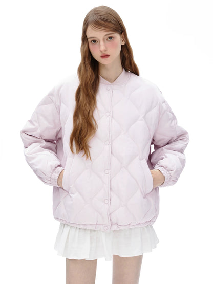 MYGREATMOMENT Lightweight Quilted Padded Jacket