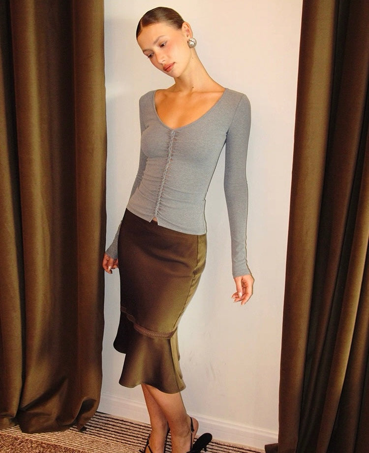 Hand Knotted Sculpt Long Sleeve