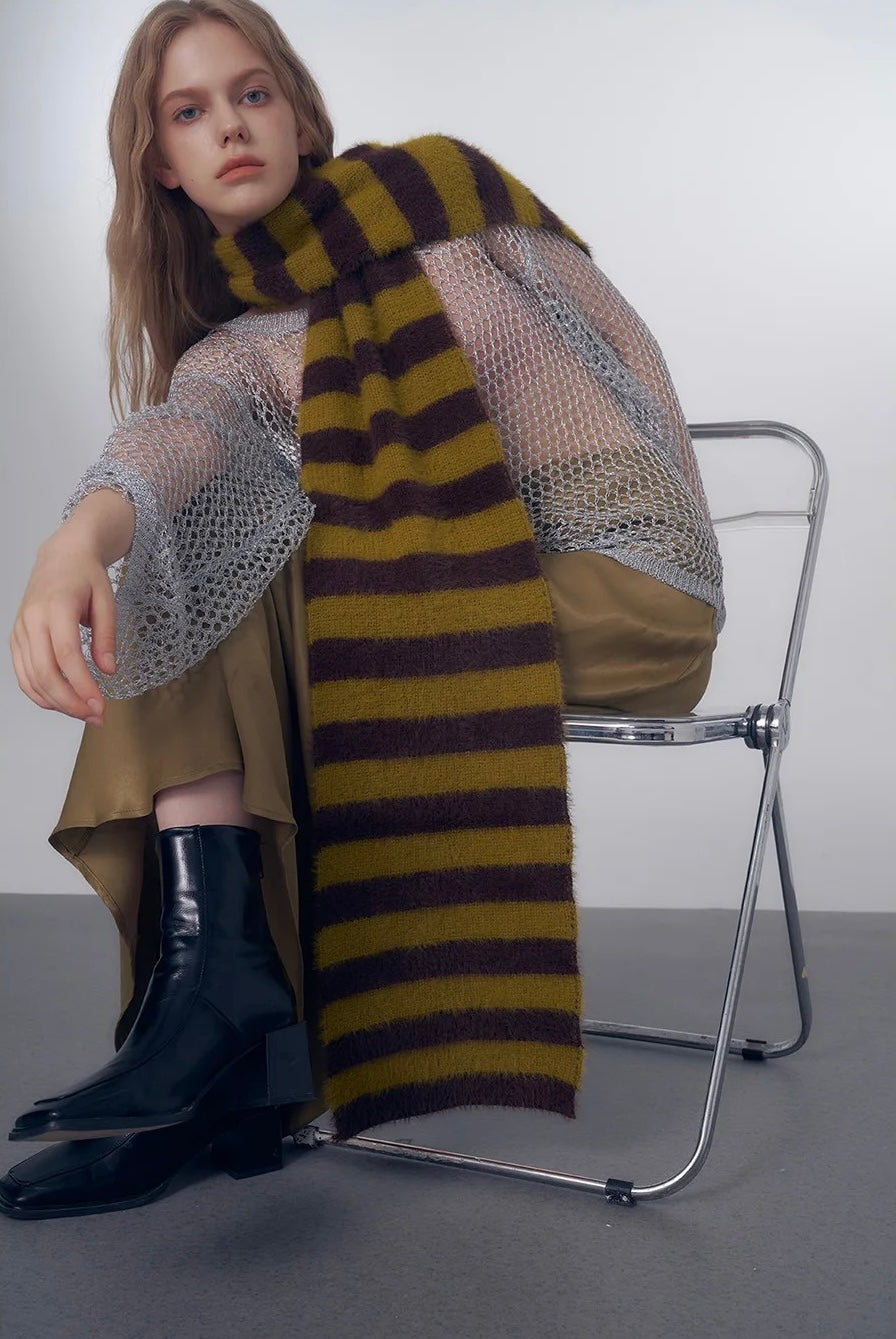 Striped Winter Scarf