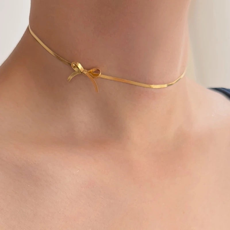 Minimalist Snake Chain Choker