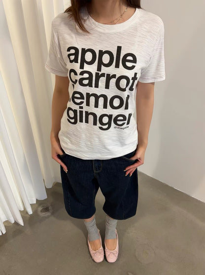 White Slogan Short Sleeve Tee