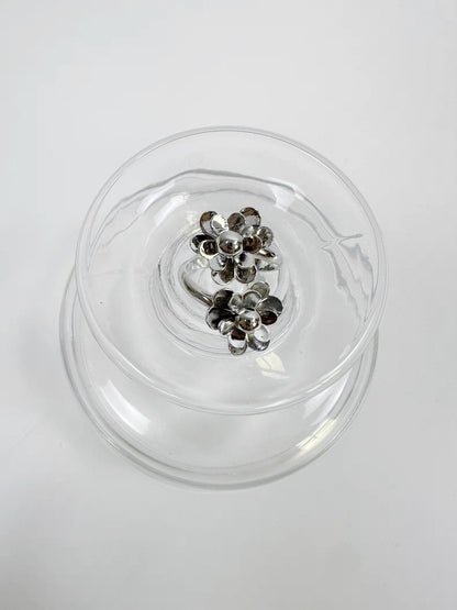 Silver Flower Ring