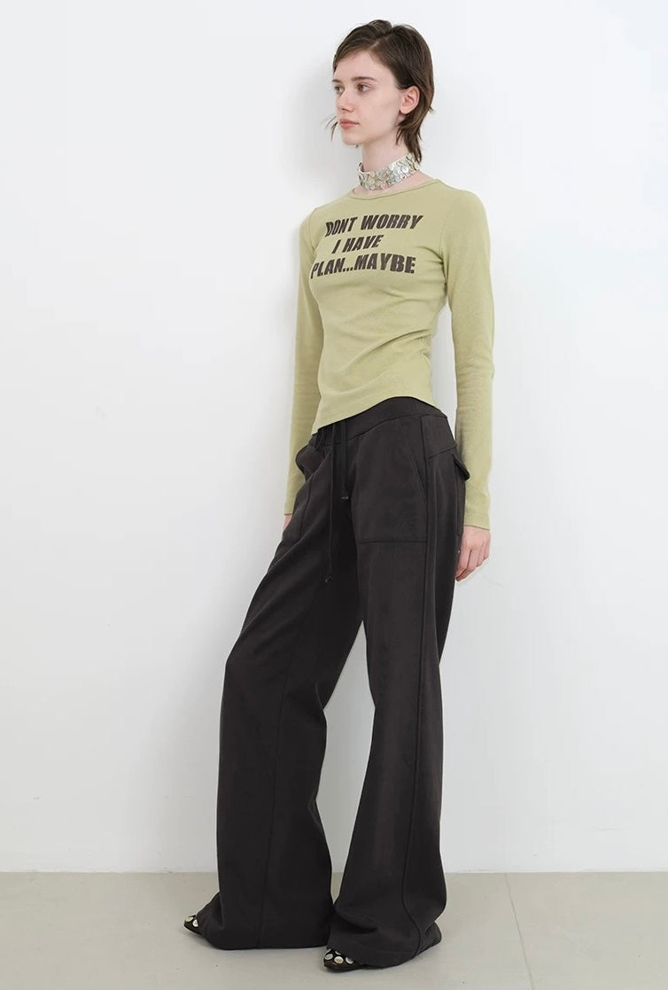 SOLWEIGE I Have A Plan Slogan Tee
