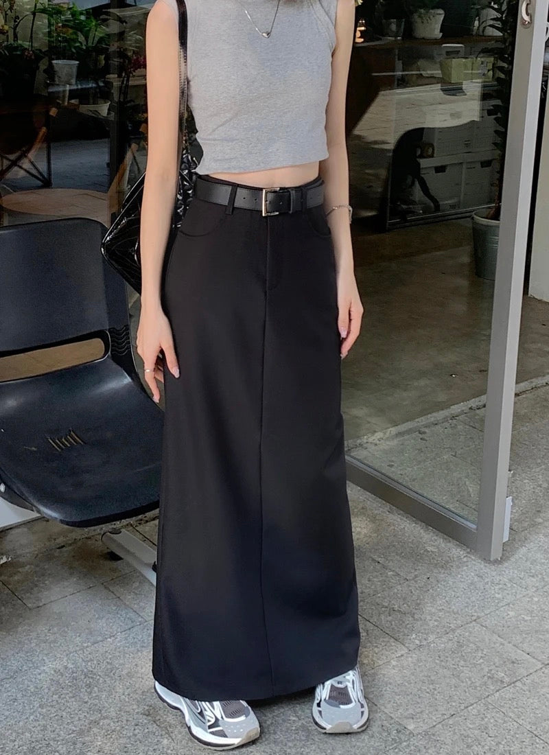 Tailored Maxi Skirt