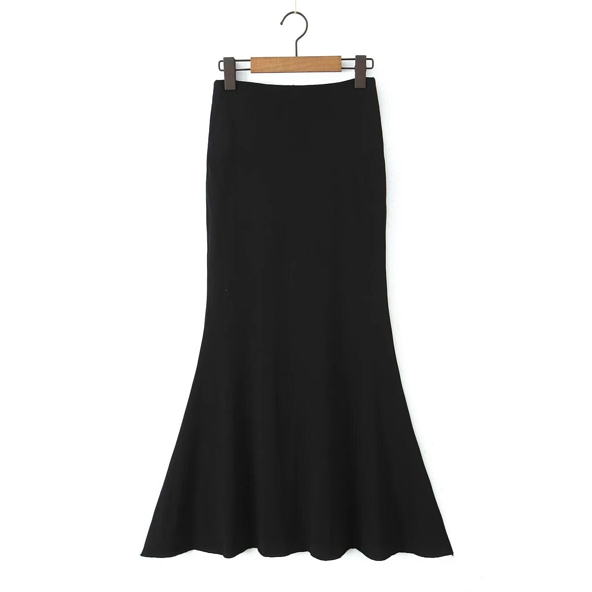 Jersey Fish Tail Low Waist Skirt