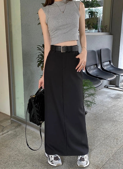 Tailored Maxi Skirt