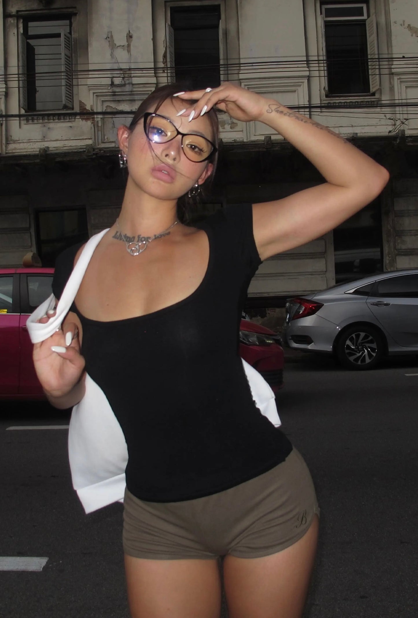 Bum Studios Square Scoop Fitted Top