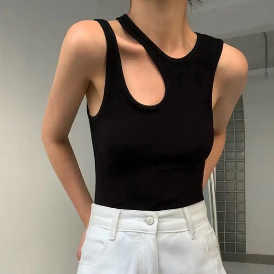 Cut Out Jersey Top