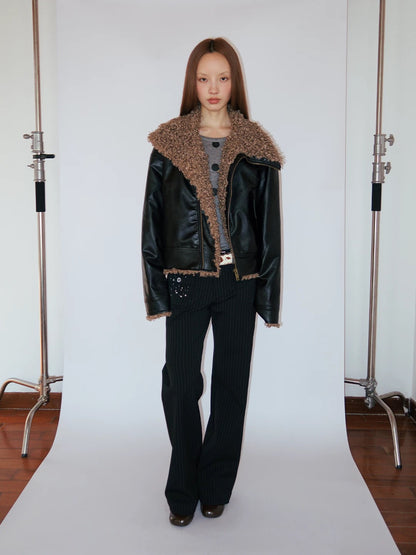 FunkyFun Embellished PinStripe Trousers