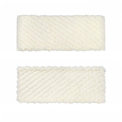 JaRoom Textured Wool Diagonal-Knit Wide Headband