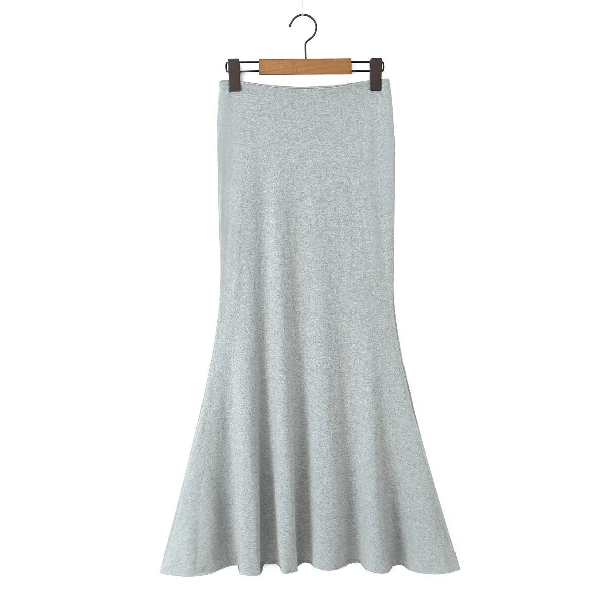 Jersey Fish Tail Low Waist Skirt