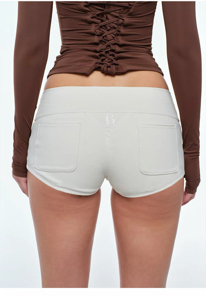 Bum Studios Low-Rise Pocket Micro Hot Shorts