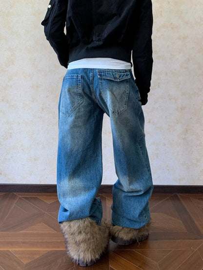 Studded Wide Leg Jeans