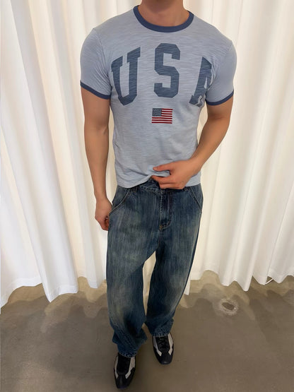 “USA” Slogan Tee