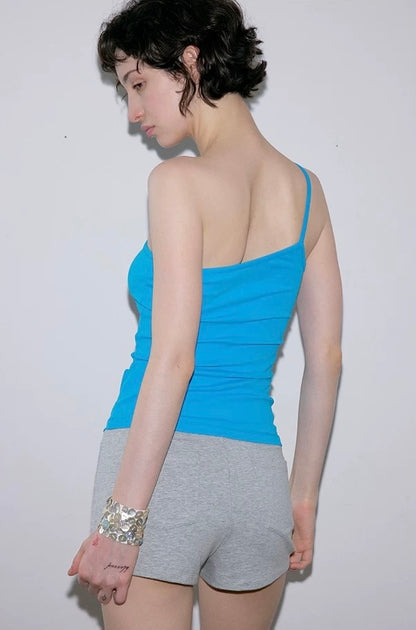 SOLWEIGE Asymmetrical One Shoulder Top
