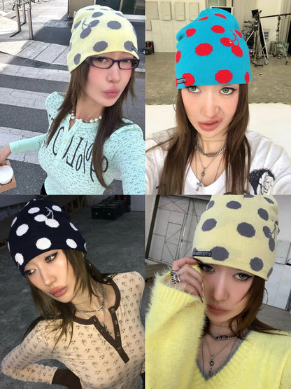 FortyForty Cherry Dots Beanie