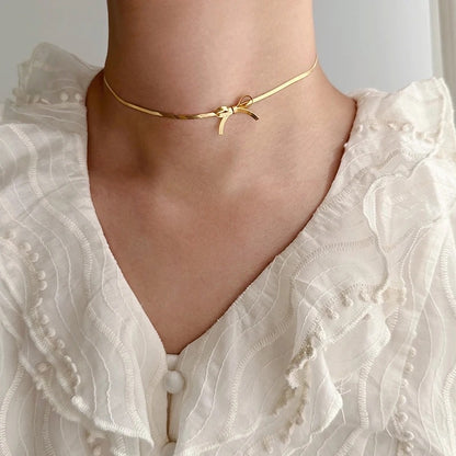 Minimalist Snake Chain Choker