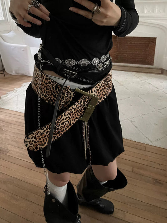 Vintage Style Buckle Belt
