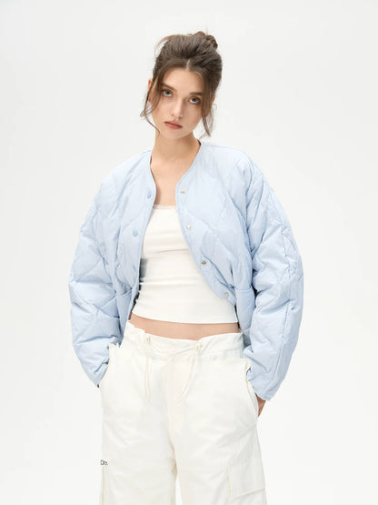 MYGREATMOMENT Lightweight Quilted Padded Jacket