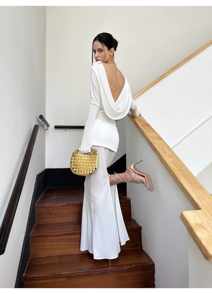 0122stepll Fold Over Maxi Skirt