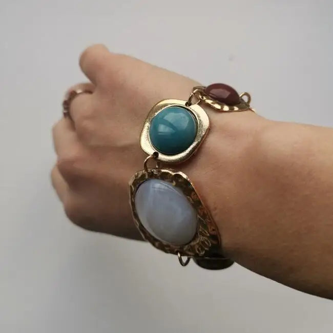 Vintage Style Resin Stone Bracelets