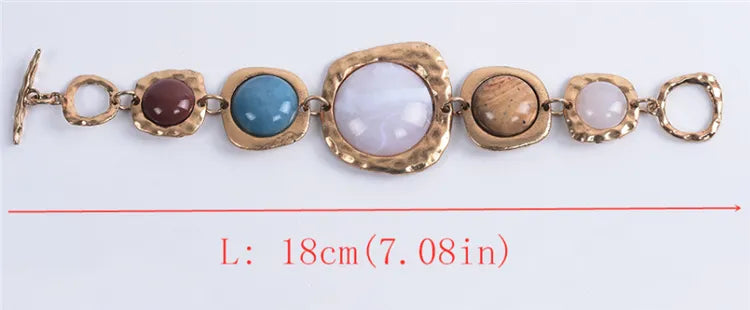 Vintage Style Resin Stone Bracelets