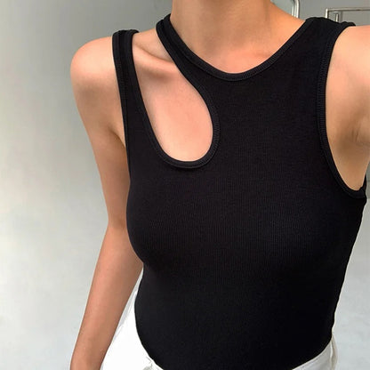 Cut Out Jersey Top