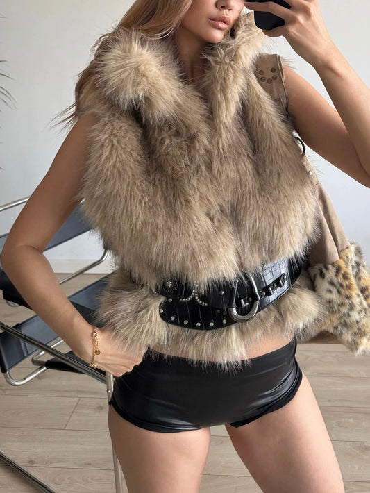 Crystal Link Croc Statement Belt