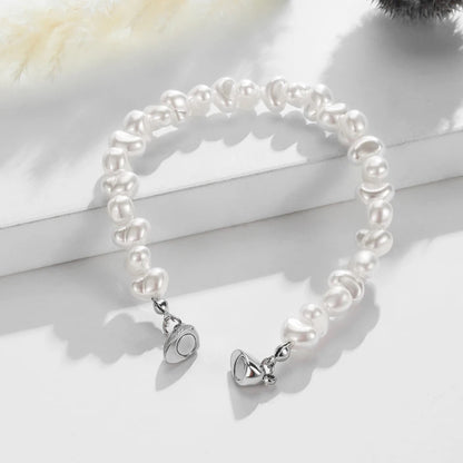 Heart Pearl Bracelet