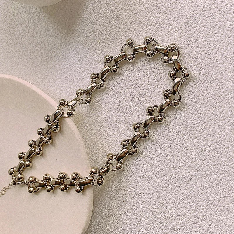 Metal Link Chain Necklace