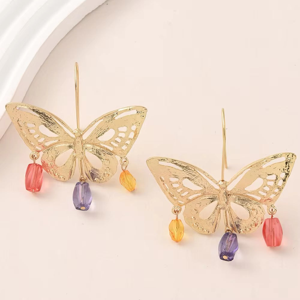 Butterfly Drop Earrings