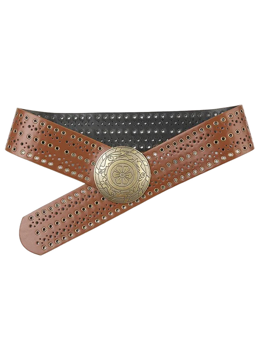 Boho Studded Disc Belt