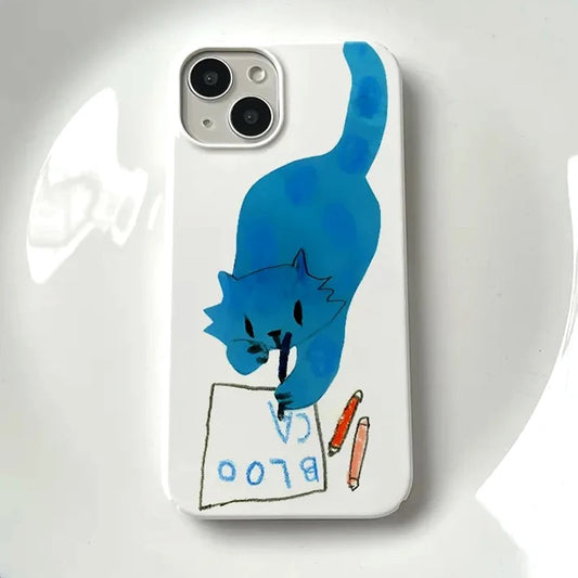 Bloo Cat IPhone Protective Case