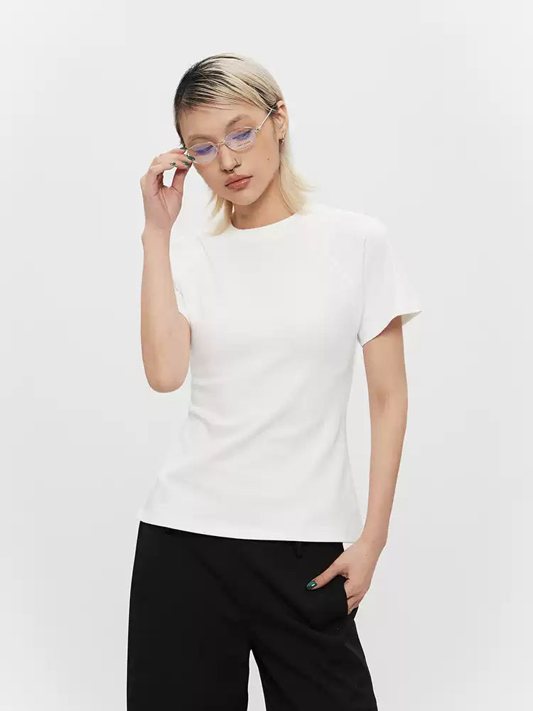 Cinched Crew Tee