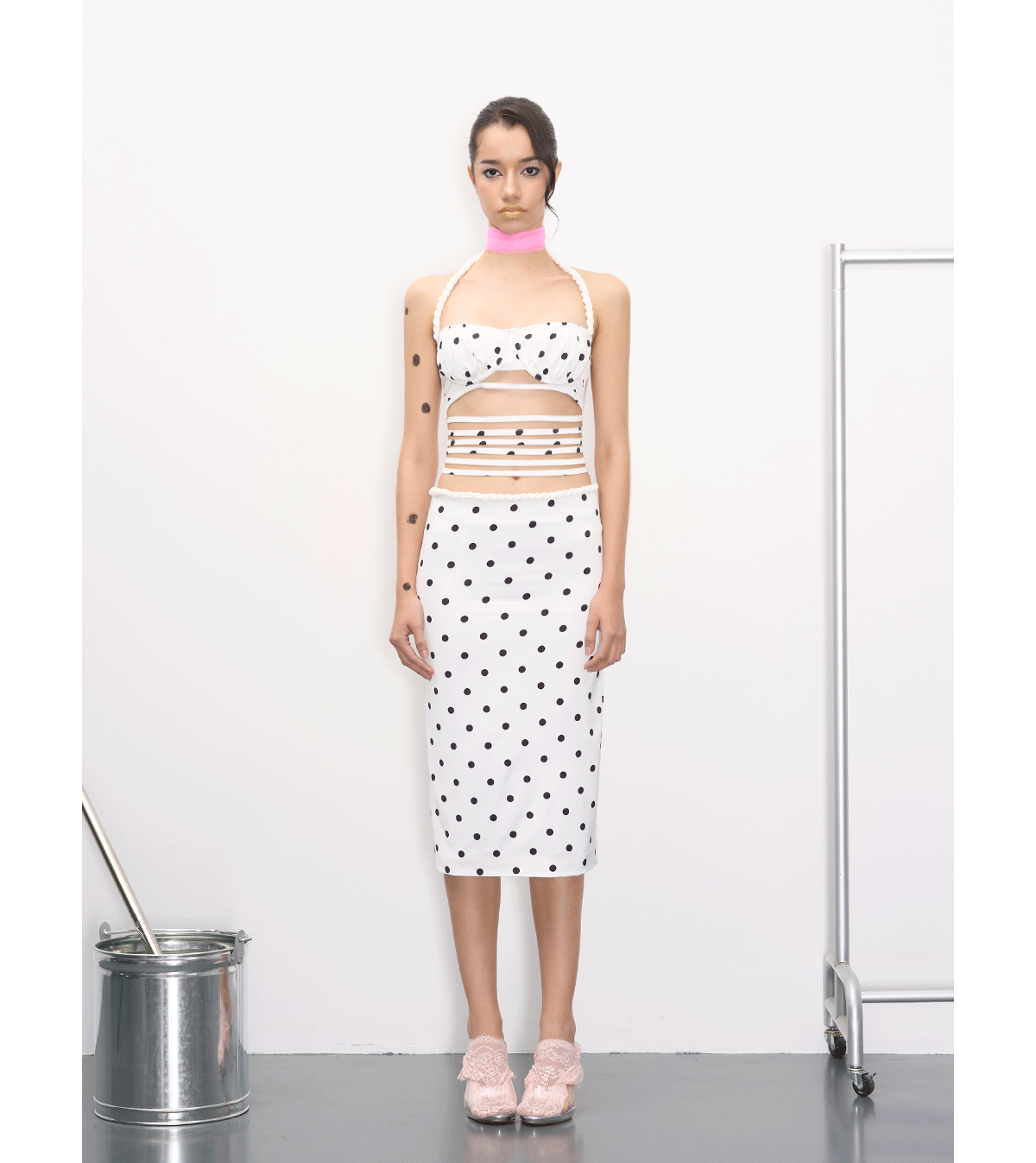 NOLA Polka Dot Twist Detail Matching Set