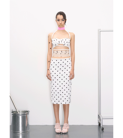 NOLA Polka Dot Twist Detail Matching Set