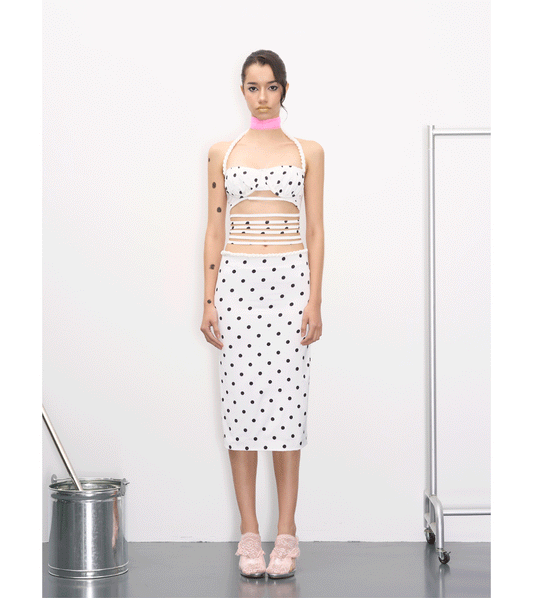 NOLA Polka Dot Twist Detail Matching Set