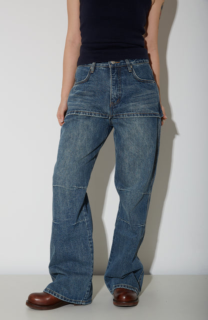 April20th Skirt Overlay Vintage Wash Jeans