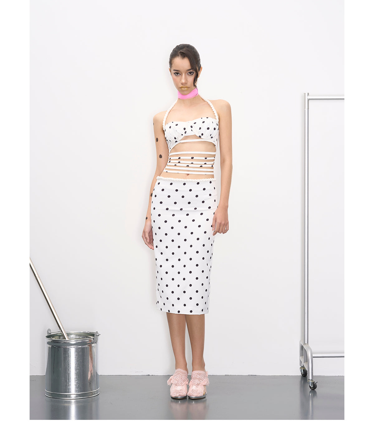 NOLA Polka Dot Twist Detail Matching Set