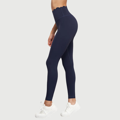 Lycra Seamless Lotus Arc High Waist Scrunch Butt Leggings