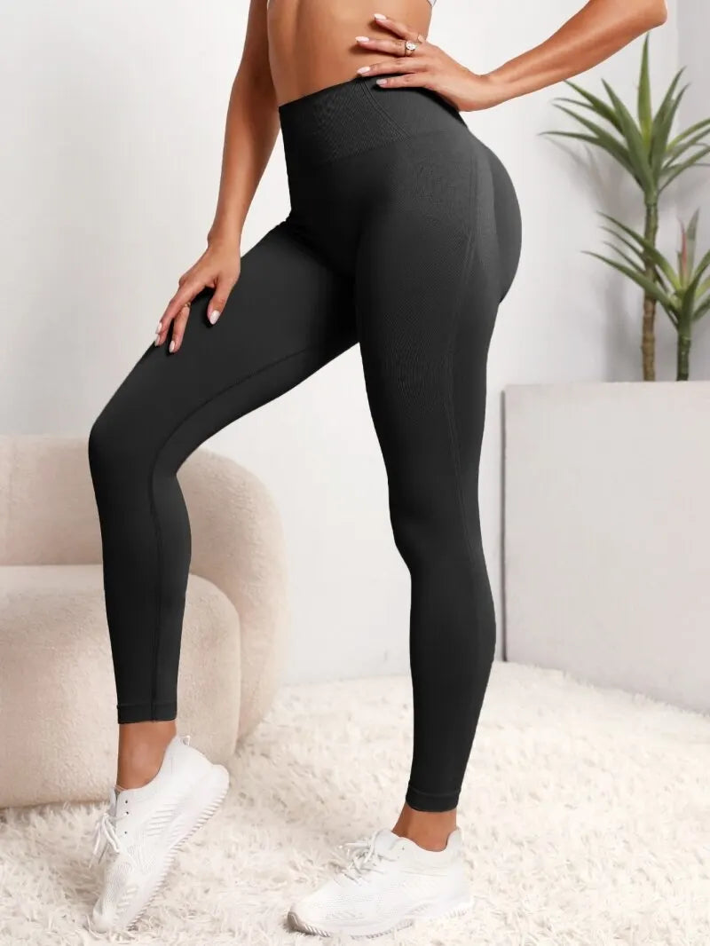 High Waist Seamless Bum Lifting Sports Leggings